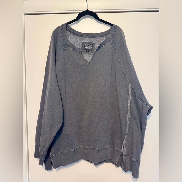 American Eagle Outfitters Gray Sweatshirt - Picture 1 of 4